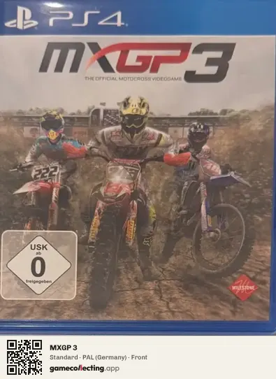 MXGP 3 PlayStation 4, Germany box front