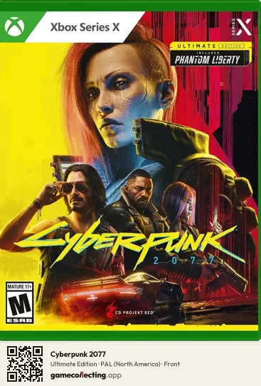 Cyberpunk 2077 Xbox Series X, North America box front