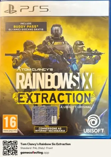 Tom Clancy's Rainbow Six Extraction PlayStation 5, Italy box front