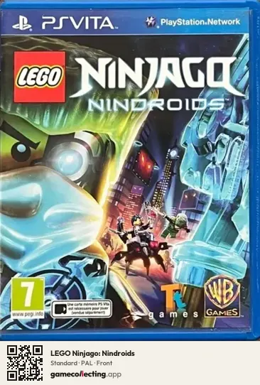 LEGO Ninjago: Nindroids PlayStation Vita, PAL box front
