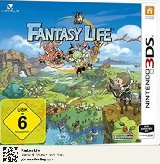 Fantasy Life Nintendo 3DS, Germany box front
