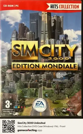 SimCity 3000 Unlimited Computer, PAL box front