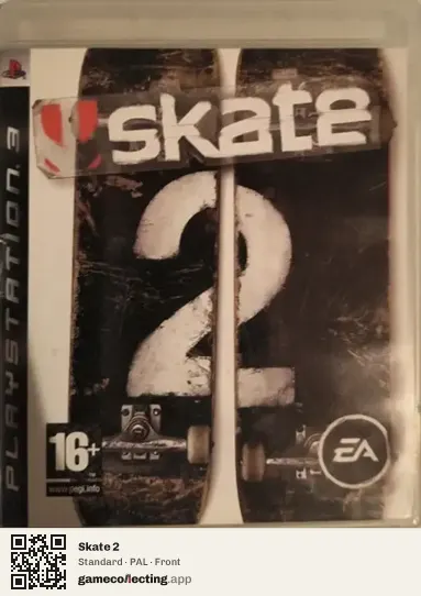 Skate 2 PlayStation 3, PAL box front