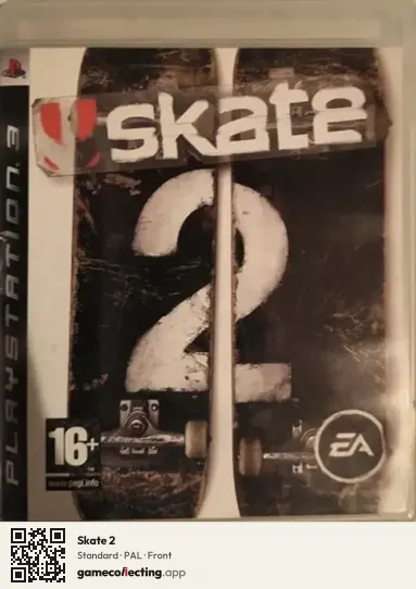 Skate 2 PlayStation 3, PAL box front