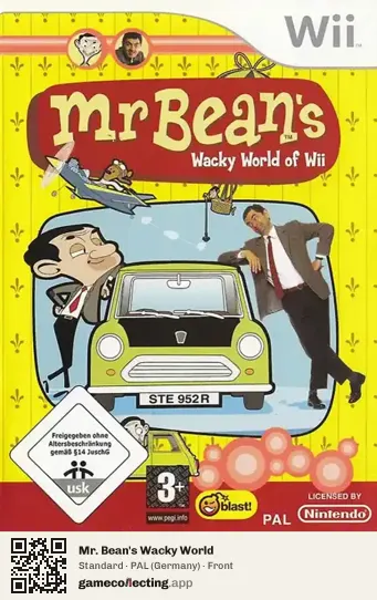 Mr. Bean's Wacky World Nintendo Wii, Germany box front