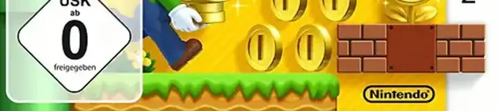 New Super Mario Bros. 2, the USK square on its front