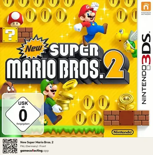 New Super Mario Bros. 2 Nintendo 3DS, Germany box front