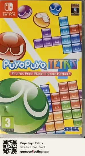 Puyo Puyo Tetris Nintendo Switch, PAL box front