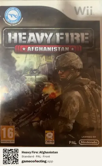 Heavy Fire: Afghanistan Nintendo Wii, PAL box front