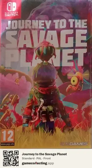 Journey to the Savage Planet Nintendo Switch, PAL box front