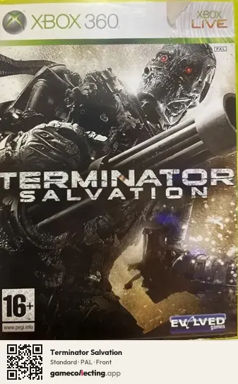 Terminator Salvation Xbox 360, PAL box front