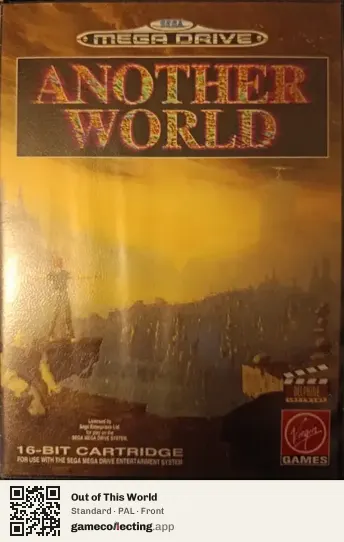 Out of This World Sega Mega Drive / Genesis, PAL box front