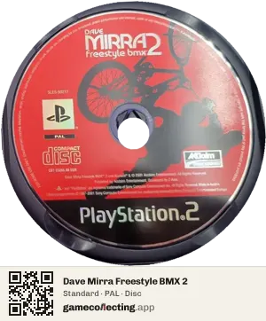 Dave Mirra Freestyle BMX 2 PlayStation 2, PAL disc