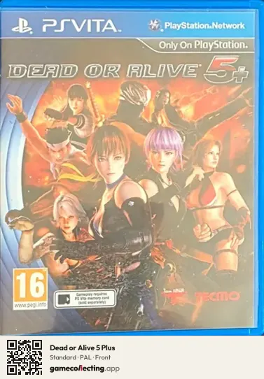 Dead or Alive 5 Plus PlayStation Vita, PAL box front