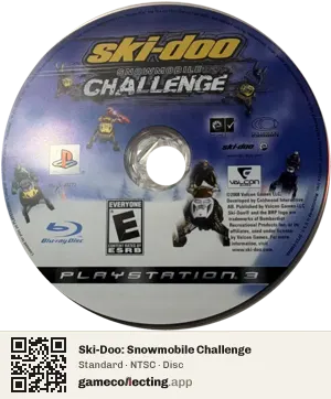 Ski-Doo: Snowmobile Challenge PlayStation 3, NTSC disc