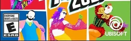 Just Dance 2021, the ESRB box on its front