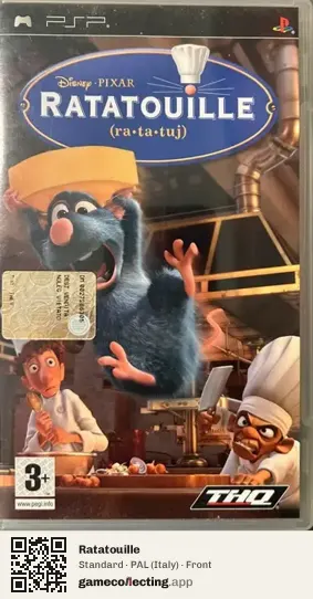 Ratatouille PlayStation Portable, Italy box front