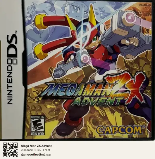 Mega Man ZX Advent Nintendo DS, NTSC box front