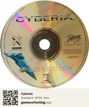 Cyberia Sega Saturn, NTSC disc