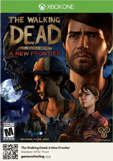 The Walking Dead: A New Frontier Xbox One, NTSC box front