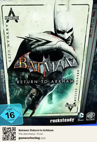 Batman: Return to Arkham PlayStation 4, Germany box front