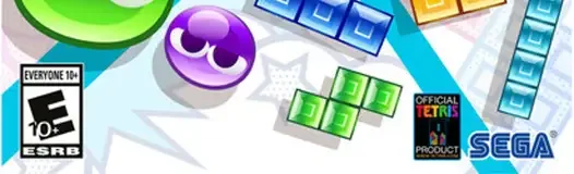 Puyo Puyo Tetris 2, the ESRB box on its front