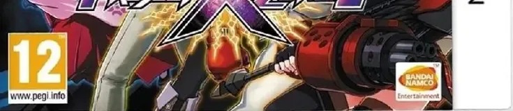 Project X Zone 2, the PEGI square on its front