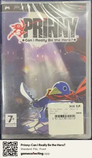 Prinny: Can I Really Be the Hero? PlayStation Portable, PAL box front