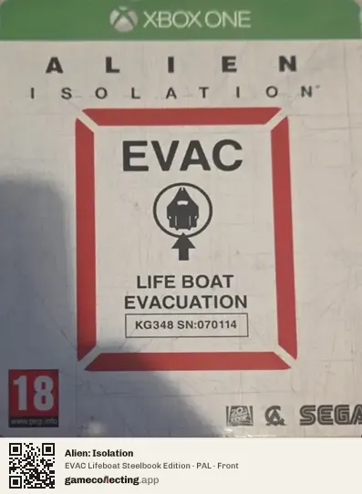 Alien: Isolation Xbox One, PAL box front
