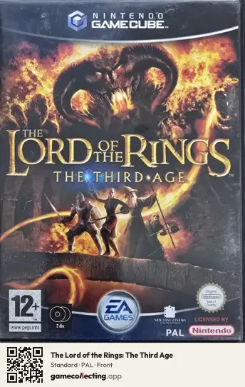 The Lord of the Rings: The Third Age Nintendo GameCube, PAL box front