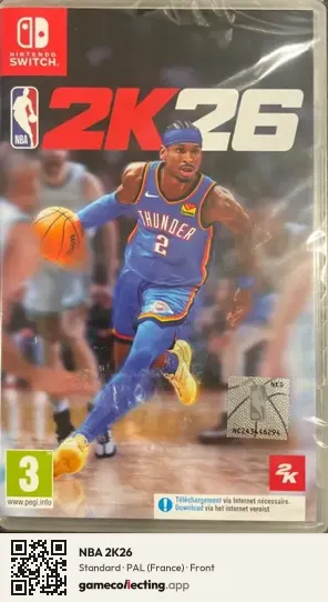 NBA 2K26 Nintendo Switch, France box front