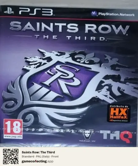 Saints Row: The Third PlayStation 3, Italy box front