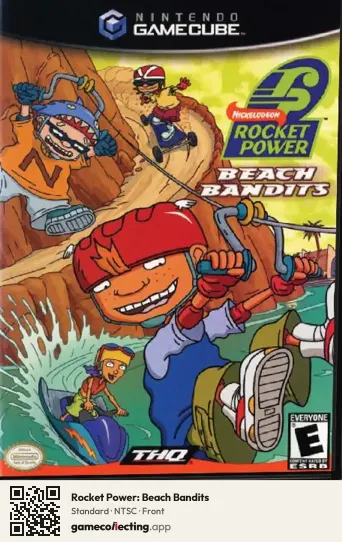 Rocket Power: Beach Bandits Nintendo GameCube, NTSC box front