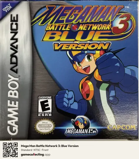 Mega Man Battle Network 3: Blue Version Game Boy Advance, NTSC box front