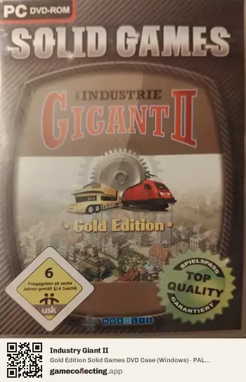 Industry Giant II Computer, Germany box front