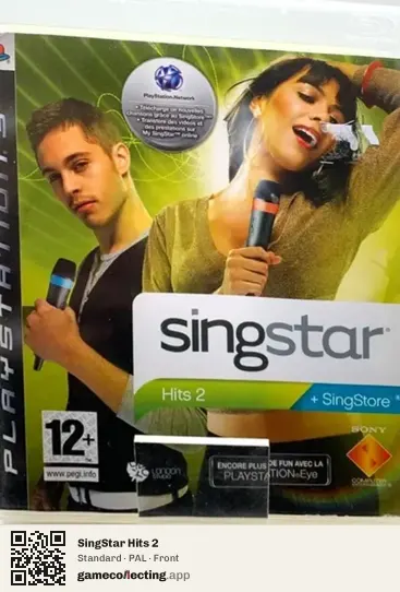 SingStar Hits 2 PlayStation 3, PAL box front