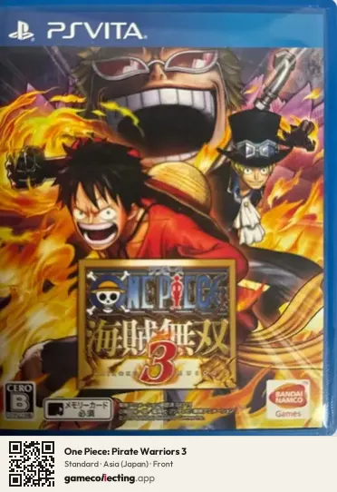 One Piece: Pirate Warriors 3 PlayStation Vita, Japan box front