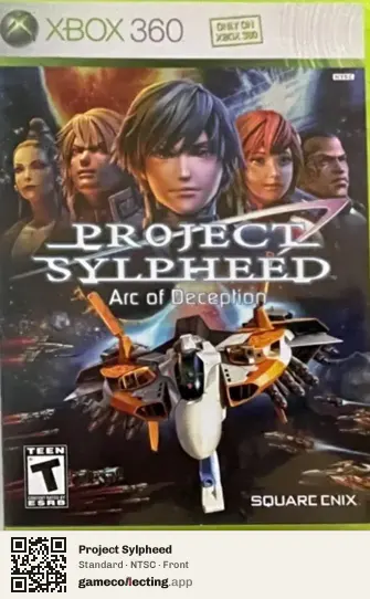 Project Sylpheed Xbox 360, NTSC box front