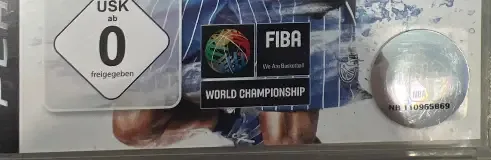 NBA Live 10, the USK square on its front