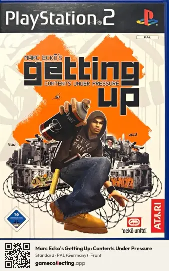 Marc Ecko's Getting Up: Contents Under Pressure PlayStation 2, Germany box front