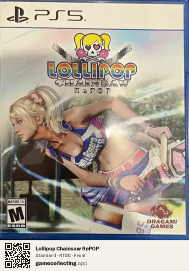 Lollipop Chainsaw RePOP PlayStation 5, NTSC box front