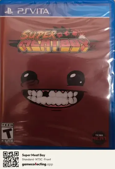 Super Meat Boy PlayStation Vita, NTSC box front