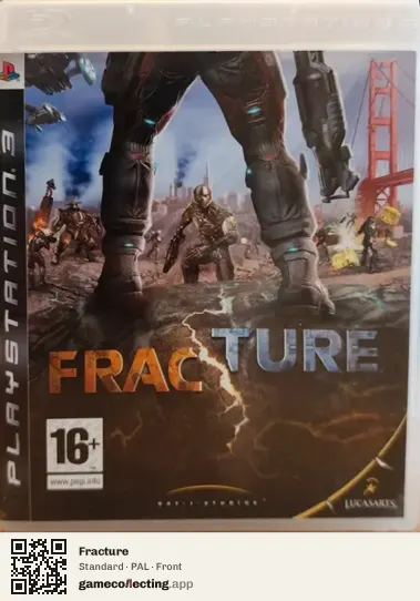 Fracture PlayStation 3, PAL box front