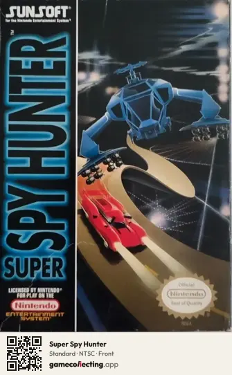 Super Spy Hunter Nintendo Entertainment System, NTSC box front