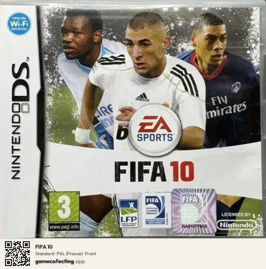 FIFA 10 Nintendo DS, France box front