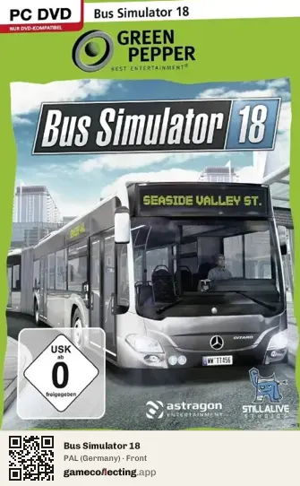 Bus Simulator 18 Computer, Germany box front
