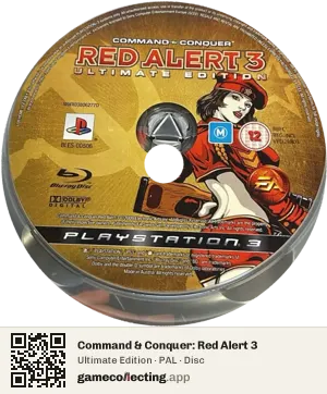 Command & Conquer: Red Alert 3 PlayStation 3, PAL disc