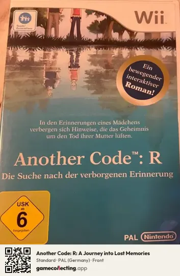 Another Code: R: A Journey into Lost Memories Nintendo Wii, Germany box front
