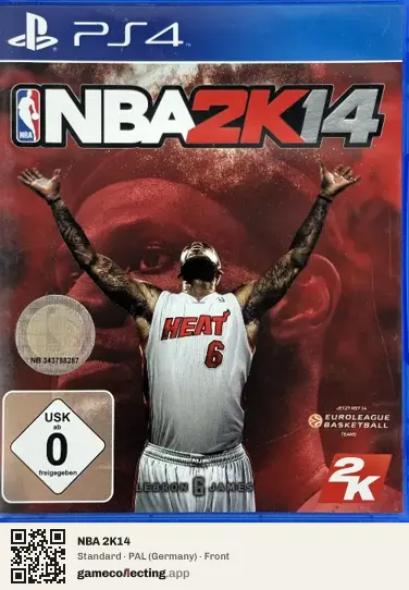 NBA 2K14 PlayStation 4, Germany box front