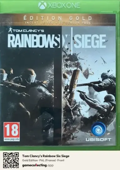 Tom Clancy's Rainbow Six Siege Xbox One, France box front